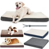 Grand Lit pour Chien en Mousse à Mémoire de Forme