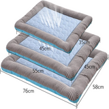Tapis de Refroidissement d'Été pour Animaux de Compagnie Respirant Lavable