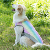 Gilet rafraîchissant pour chien Ademend Protection contre la chaleur Ouverture pour harnais réfléchissant réglable Disponible en plusieurs tailles