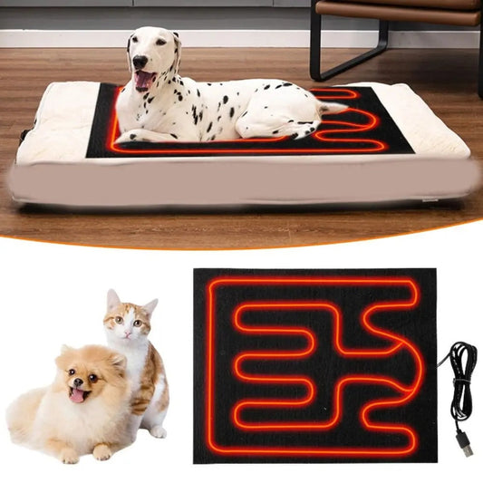 Tapis Chauffant Pour Animaux de Compagnie Avec Connexion USB