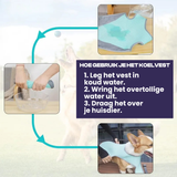 Gilet Rafraîchissant Pour Chiens Conception Multicouche Ajustable Réfléchissant Protection Contre la Surchauffe
