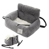 Coussin Chien Siège Auto Élévateur Confortable et Sûr avec Housse Lavable en Machine