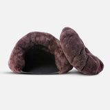 Lit pour chien confortable en forme de grotte