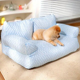 Canapé Doux pour Chien en Tissu Refroidissant