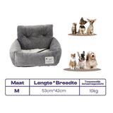 Coussin Chien Siège Auto Élévateur Confortable et Sûr avec Housse Lavable en Machine