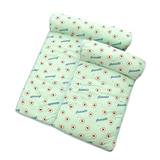 Lit pour Chien Rafraîchissant avec Coussin Auto-Rafraîchissant Confortable en Peluche Soutien Léger Portable