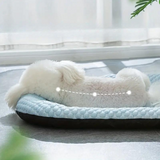 Lit pour chien super doux et rafraîchissant avec mousse à mémoire de forme, lavable et design respirant