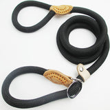 Ceinture anti-traction tressée durable pour chiens