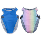 Gilet rafraîchissant pour chien Ademend Protection contre la chaleur Ouverture pour harnais réfléchissant réglable Disponible en plusieurs tailles