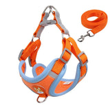 Harnais pour chien ajustable en polyester réfléchissant, design durable