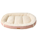 Lit en Velours Écologique pour Chiens - Doux, Durable et Lavable en Machine
