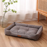 Lit pour chien étanche – Tissu Oxford résistant aux morsures avec rembourrage en coton PP épais pour le confort et la durabilité