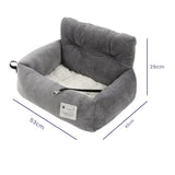 Coussin Chien Siège Auto Élévateur Confortable et Sûr avec Housse Lavable en Machine