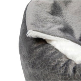Coussin Orthopédique de Luxe pour Chien avec Housse Lavable en Mousse à Mémoire et Revêtement en Peluche