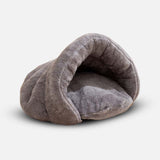 Lit pour chien confortable en forme de grotte