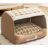 Maison en peluche pour chien
