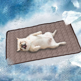 Tapis auto-refroidissant pour chiens et chats Tapis de refroidissement portable pour l'été Facile à nettoyer Plusieurs tailles