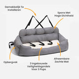 Caisse de Voyage Orthopédique pour Chiens Grande