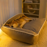 Lit pour Chiens Orthopédique Doux Housse Lavable