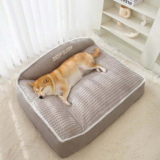 Lit pour Chiens Orthopédique Doux Housse Lavable