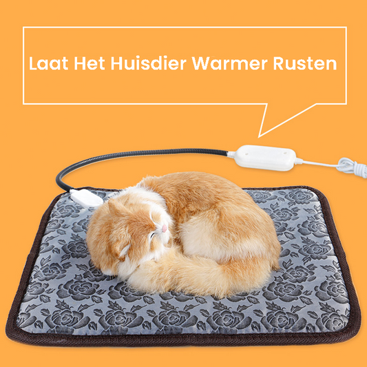Coussin Chauffant Électrique pour Animaux de Compagnie Contre le Froid
