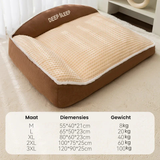 Lit pour Chiens Orthopédique Doux Housse Lavable