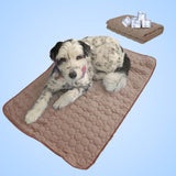 Tapis Autonome Refroidissant pour Chiens avec Côté Glacé Lavable et Pliable pour les Jours d'Été