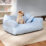 Canapé Doux pour Chien en Tissu Refroidissant