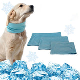 Bandana Refroidissant Instantané pour Chien, Respirant, Réutilisable, Protection Contre les Brûlures Solaires, Amical avec la Laisse