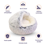 Cozycave Panier câlin WoofSpot™ | Lit pour chien de confort premium