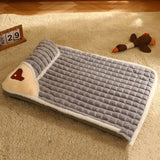 Coussin de Sommeil Orthopédique Doux pour Chiens avec Housse Lavable