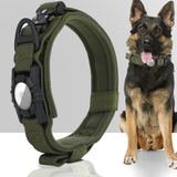 Collier pour Chien Résistant et Tactique avec Support pour Air Tag