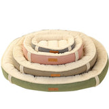 Lit en Velours Écologique pour Chiens - Doux, Durable et Lavable en Machine