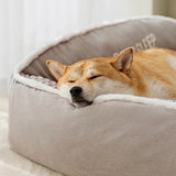 Lit pour Chiens Orthopédique Doux Housse Lavable