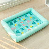 Tapis Refroidissant pour Animaux de Compagnie en Polyester Refroidissant, Facile à Nettoyer et Portable