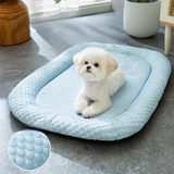 Lit pour chien super doux et rafraîchissant avec mousse à mémoire de forme, lavable et design respirant