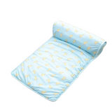 Lit pour Chien Rafraîchissant avec Coussin Auto-Rafraîchissant Confortable en Peluche Soutien Léger Portable