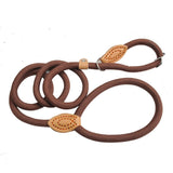 Ceinture anti-traction tressée durable pour chiens