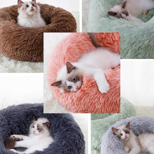 Nook™ | Lit Douillet en Forme de Donut pour Animaux de Compagnie
