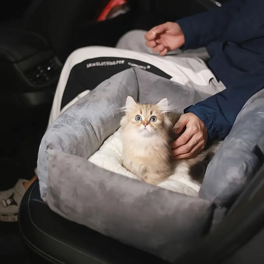 Coussin Chien Siège Auto Élévateur Confortable et Sûr avec Housse Lavable en Machine