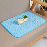 Tapis auto-refroidissant pour chiens et chats Tapis de refroidissement portable pour l'été Facile à nettoyer Plusieurs tailles