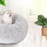 Fluffy™ | Lit Douillet en Forme de Donut pour Animaux de Compagnie