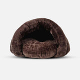 Lit pour chien confortable en forme de grotte